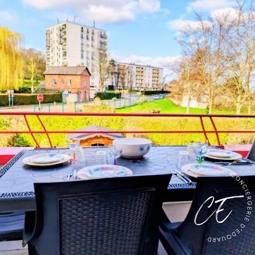 Apartment Duplex N5 With Balcony And Parking A Honfleur